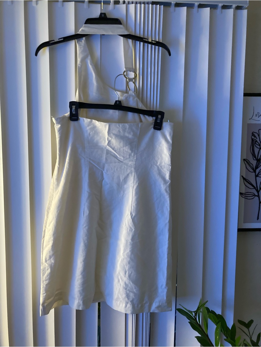 Women's Backless Halter Dress in Ivory